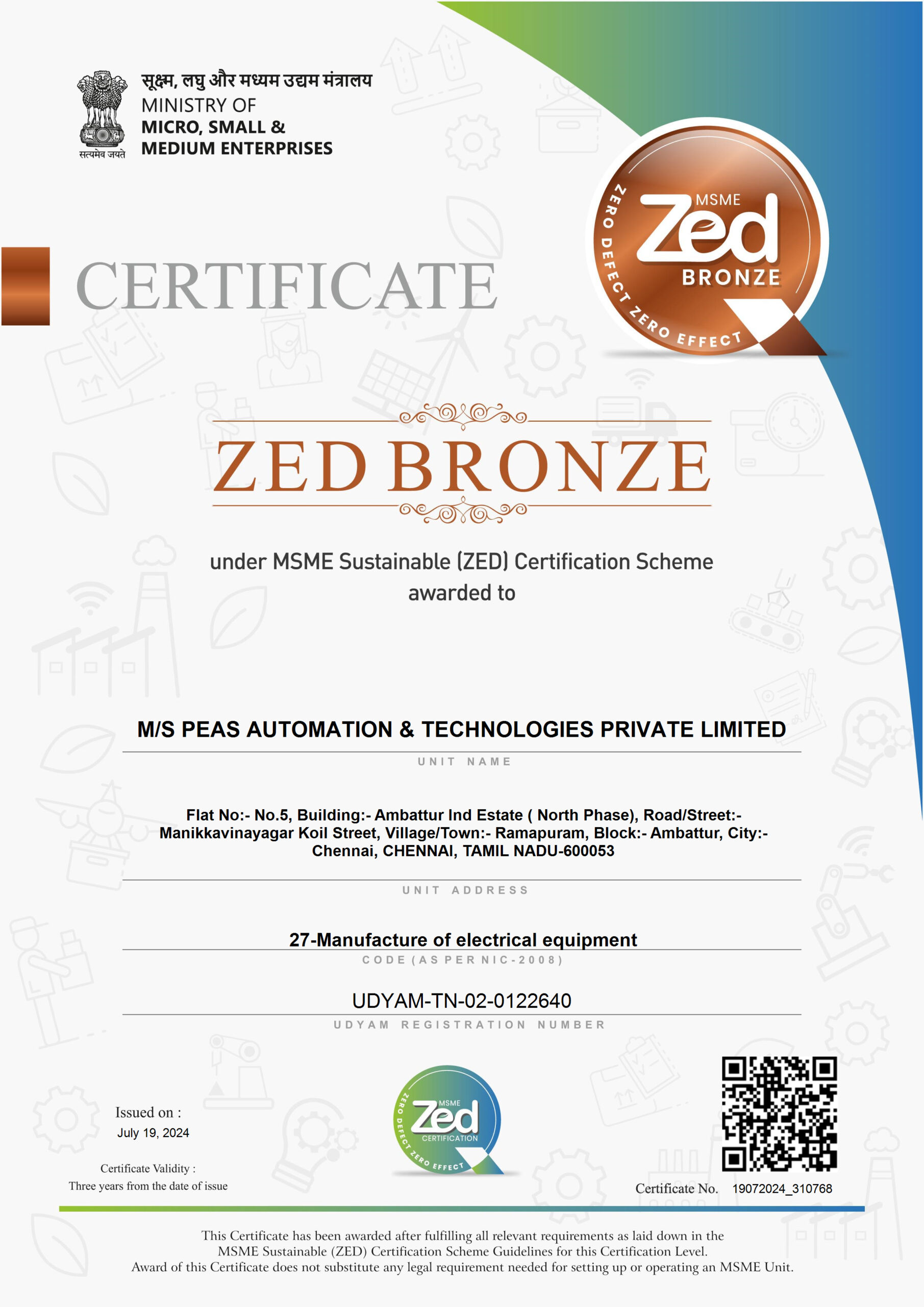 PEAS-AUTOMATION-_ZED-Certificate_MSME